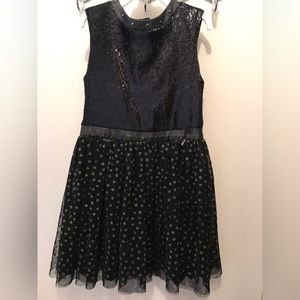 Diesel Girls Dress tutu with leather and stud inserts